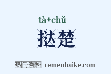 挞楚是什么意思的图片
